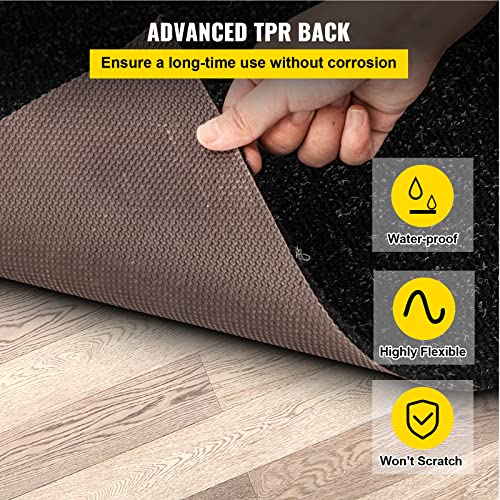 Happybuy Marine Carpet, 6 ft x 18 ft Charcoal Black Marine Grade Boat Carpet, Marine Carpeting with Soft Cut Pile and Water-Proof TPR Backing, Carpet Roll for Home, Patio, Porch, Deck