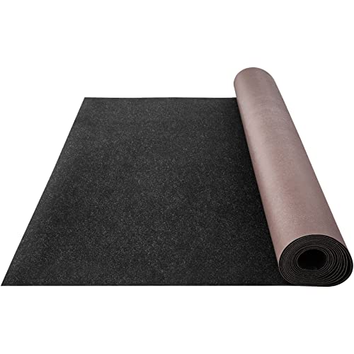 VEVOR Marine Carpet, 6 x 13 ft Boat Carpeting, Charcoal Black Marine Grade Boat Carpet, Indoor/Outdoor Marine Carpeting w/ Water-proof TPR Backing, Water-proof Carpet Roll for Home, Patio, Porch, Deck