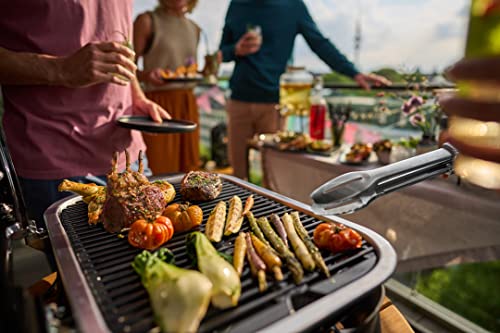 Weber Lumin Outdoor Electric Barbecue Grill, Black - Great Small Spaces such as Patios, Balconies, and Decks, Portable and Convenient