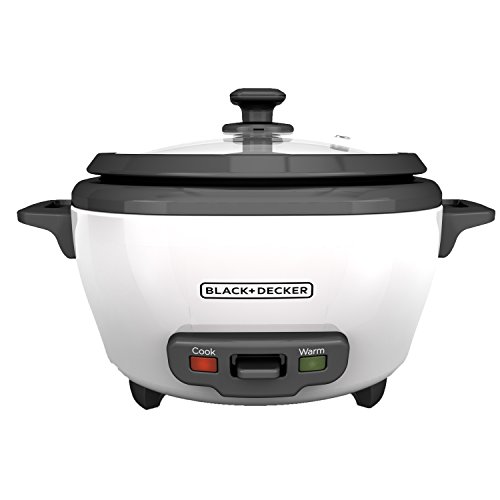 Black+Decker HC150B 1.5-Cup One-Touch Electric Food Chopper, Capacity & Rice Cooker, 6-cup, White