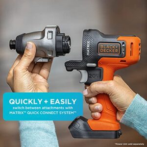 BLACK+DECKER Matrix Impact Driver Attachment with Inflator Multi-Tool Attachment (BDCMTI & BDCMTHPI)