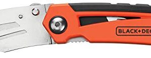 BLACK+DECKER Utility Knife with Blade Storage (BDHT10002)