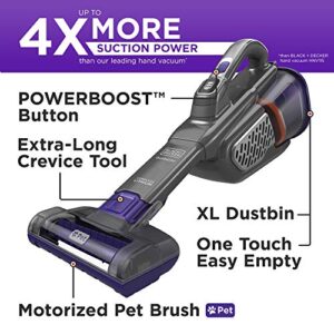 beyond by BLACK+DECKER 20V MAX Handheld Vacuum for Pets, Advanced Clean (HHVK515JP07APB) , Gray