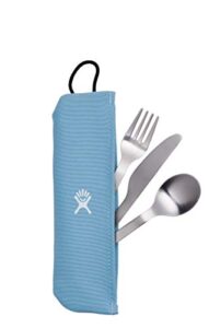 hydro flask flatware set – stainless steel portable travel camping dinnerware silverware eating utensils outdoor kitchen