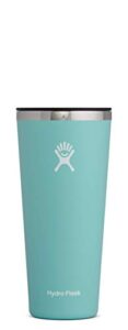 hydro flask 32 oz. tumbler – stainless steel, reusable, vacuum insulated with press-in lid , alpine