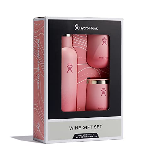 Hydro Flask Wine Gift Set- Vacuum Insulated, Dishwasher Safe, BPA-Free, Non-Toxic