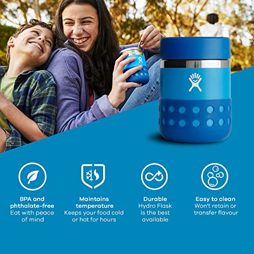 Hydro Flask 12 oz Kids Insulated Food Jar and Boot Peony