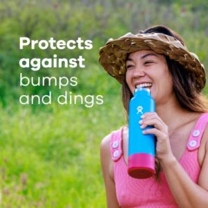 Hydro Flask Flex Boot - Accessory Silicone Water Bottle Protector - Dishwasher Safe, BPA-Free, Non-Toxic Small