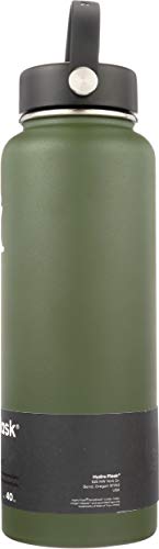 Hydro Flask Wide Mouth W Flex Cap Olive 40 Ounce, 1 EA