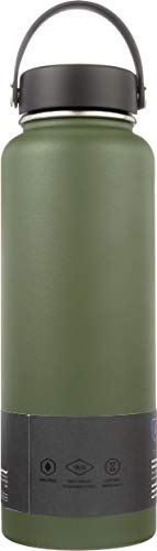 Hydro Flask Wide Mouth W Flex Cap Olive 40 Ounce, 1 EA