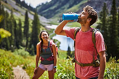 Hydro Flask Water Bottle - Stainless Steel & Vacuum Insulated - Wide Mouth 2.0 with Leak Proof Flex Cap - 20 oz, Spearmint