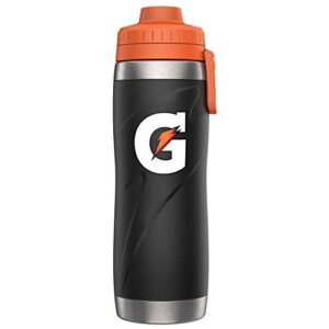 gatorade stainless steel sport bottle, 26oz, double-wall insulation
