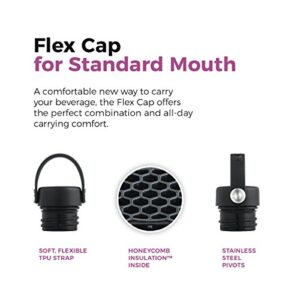 Hydro Flask Standard Mouth Flex Cap - Black