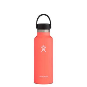 hydro flask water bottle – standard mouth flex lid – 18 oz, hibiscus