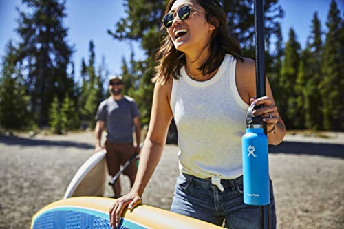 Hydro Flask Water Bottle - Standard Mouth Flex Lid - 18 oz, Hibiscus