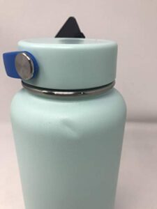 hydro flask 32 oz water bottle – stainless steel & vacuum insulated – wide mouth with leak proof flex cap – limited edition colors (aquamarine)