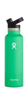 hydro flask 21 oz water bottle, sport cap – spearmint