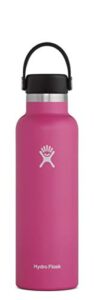 hydro flask standard mouth bottle with flex cap