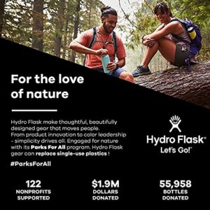 Hydro Flask 24 oz. Lightweight Trail Series Water Bottle- Stainless Steel, Reusbale, Vacuum Insulated with Standard Mouth