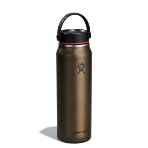 hydro flask 32 oz. lightweight trail series water bottle- stainless steel, reusbale, vacuum insulated with standard mouth