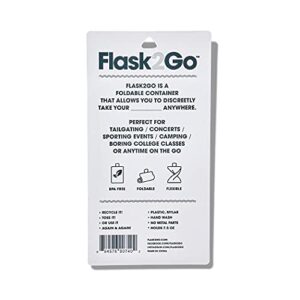 Flask2Go - The Foldable Flexible Flask for Tailgating, Camping, and Concerts (City Cats)