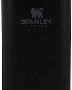 Stanley Stainless Steel Shot Glass And Flask Gift Set, Outdoor Adventure Pack With 4 Metal Shot Glasses, 8oz Whiskey Flask, And Travel Carry Case