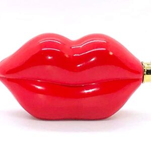 Red Lips Flask - Pucker Kiss Stainless Steel 5 oz. Pocket Flask For Drinks and Alcohol - Travel Picnic Bar Party - Fun Cute & Romantic