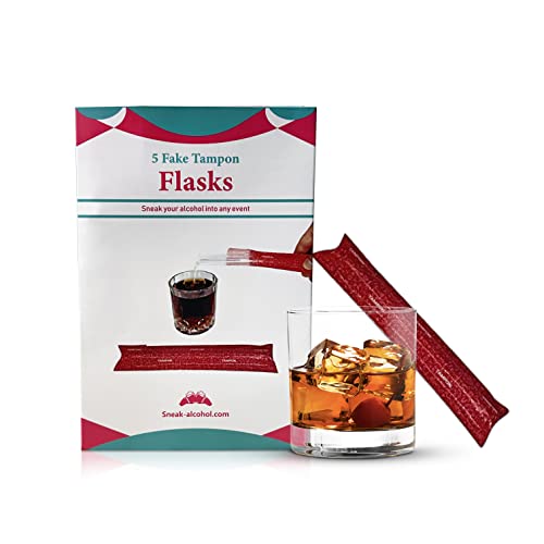 Tampon Flask - Sneak Alcohol Into Any Event with This Secret Flask - Never Pay for an Overpriced Drink Again Or Waste Half Your Night Queuing at A Crowded Bar