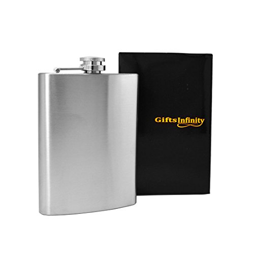 Gifts Infinity® 8 Oz. Personalized Flask Groomsmen/Bridesmaid Gift!