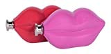 Pink Lips Stainless Steel Flask, 5 oz Novelty Drink/Alcohol Holder-Gag Gift,