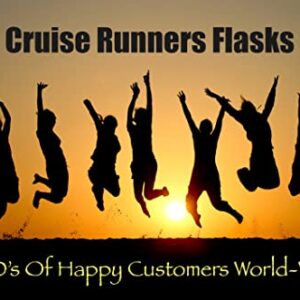 CRUISE RUNNERS Fake Shampoo Conditioner Flask Kit For Hiding Hidden Liquor Sneak Smuggle Alcohol On Booze Cruise With 4 TSA Travel Size Plastic Drinking Flask Bottles and Seals Rum Runners For Cruise