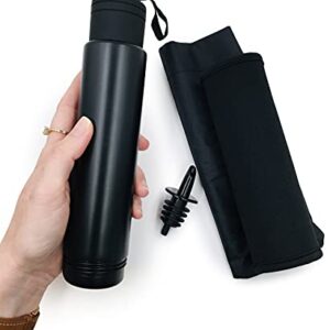 Premium Hidden Flask Set - Sneak A Drink Anywhere You Want - Pourer Included (Umbrella)