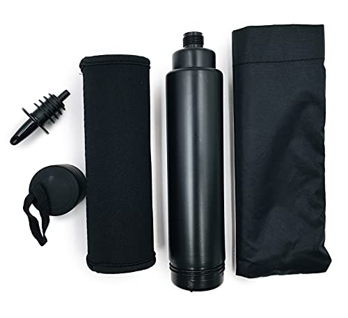 Premium Hidden Flask Set - Sneak A Drink Anywhere You Want - Pourer Included (Umbrella)