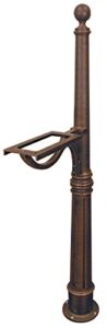 special lite products company, inc. spk-600 ashland mailbox post, full size, copper