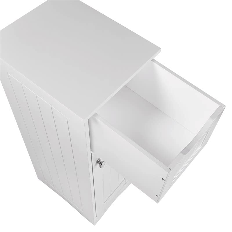 RiverRidge, White Ashland Slim Cabinet with Drawer, Size