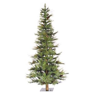 vickerman 5′ ashland artificial christmas tree, unlit – faux christmas tree – seasonal indoor home decor