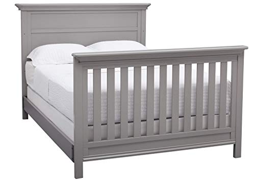 CC KITS Full-Size Conversion Kit Bed Rails for Serta Aberdeen, Adelaide, Ashland, Banbury, Barrett, Bethpage, Fairmont, Fall River, Fernwood & Mid-Century Modern Lifestyle 4-in-1 Cribs (Grey)