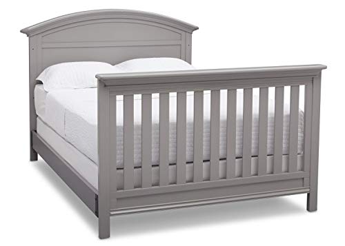 CC KITS Full-Size Conversion Kit Bed Rails for Serta Aberdeen, Adelaide, Ashland, Banbury, Barrett, Bethpage, Fairmont, Fall River, Fernwood & Mid-Century Modern Lifestyle 4-in-1 Cribs (Grey)