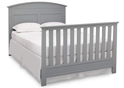 CC KITS Full-Size Conversion Kit Bed Rails for Serta Aberdeen, Adelaide, Ashland, Banbury, Barrett, Bethpage, Fairmont, Fall River, Fernwood & Mid-Century Modern Lifestyle 4-in-1 Cribs (Grey)