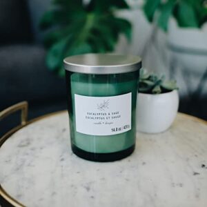 Michaels Bulk 8 Pack: Eucalyptus & Sage 2-Wick Jar Candle by Ashland®