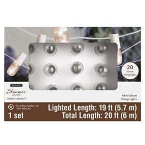 Ashland Michaels 20ct. Creative Collection™ Shimmer Lights Vintage Edison String Lights