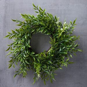 Michaels 6”; Dark Green Ficus Wreath by Ashland®