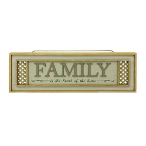ashland michaels family is the heart of the home wall sign