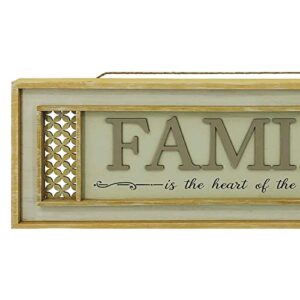 Ashland Michaels Family is The Heart of The Home Wall Sign