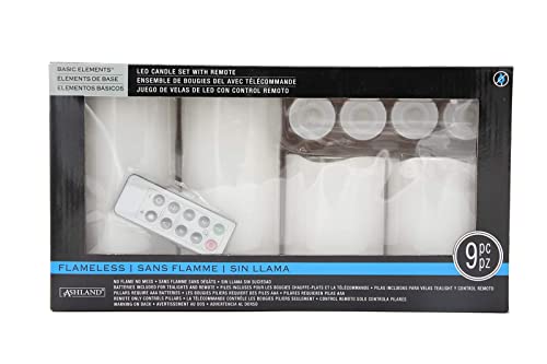 Ashland Michaels Basic Elements™ White LED Candle Set with Remote