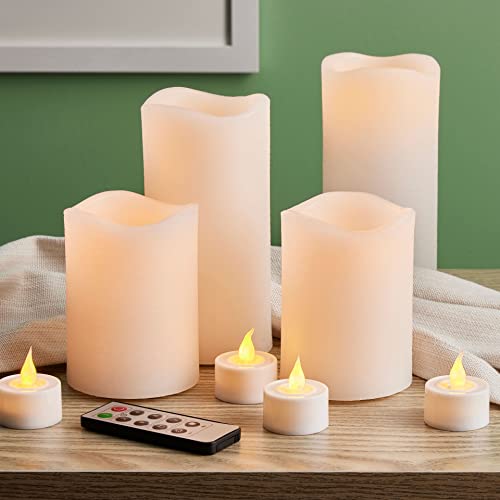 Ashland Michaels Basic Elements™ White LED Candle Set with Remote