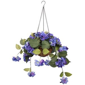 michaels 28”; blue hydrangea hanging basket by ashland®