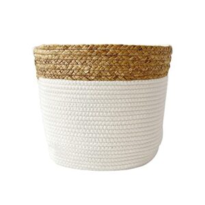 michaels large natural & white rope basket by ashland®