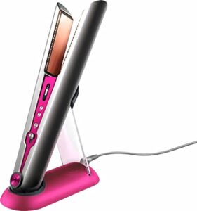 dyson hs03 corrale nickel/fuchsia hair straightener (renewed)