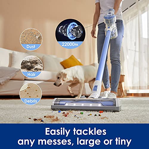 Tineco A11 Hero Cordless Lightweight Stick Vacuum Cleaner, 450W Motor for Ultra Powerful Suction Handheld Vac for Carpet, Hard Floor & Pet